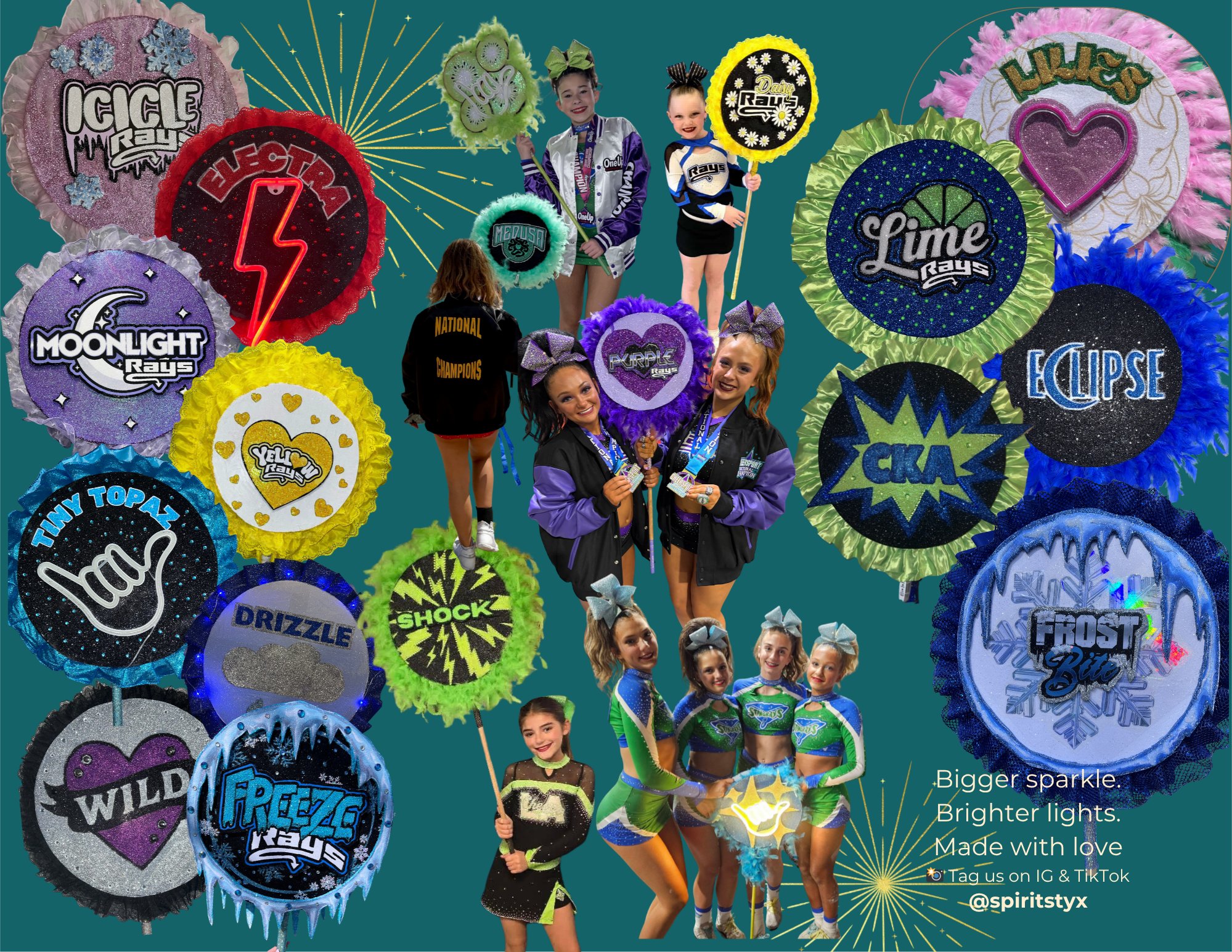 How your Spirit Styx is built — showing wooden dowel core, velcro system, battery pack, foam base, and handcrafted finish details